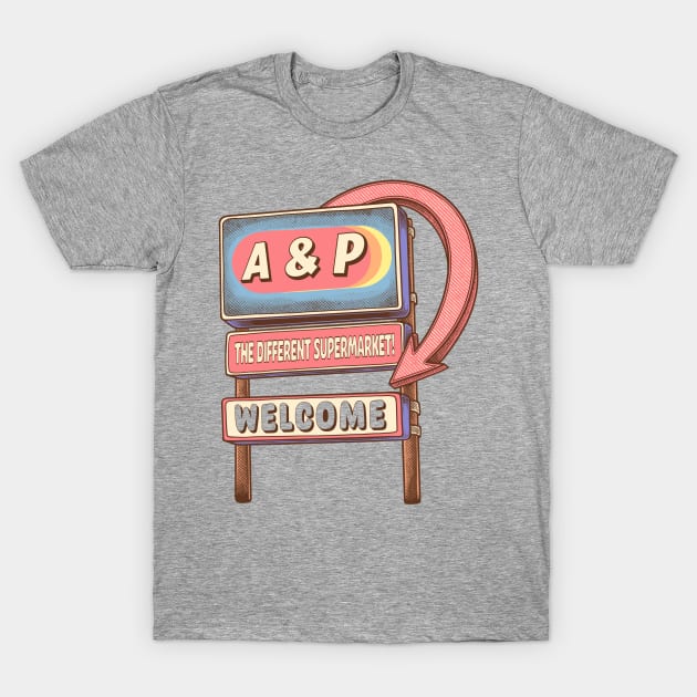 A&P Supermarket Classic T-Shirt by margueritesauvages